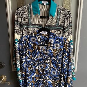 2 Express Portofino Women’s Dress Shirts - Small